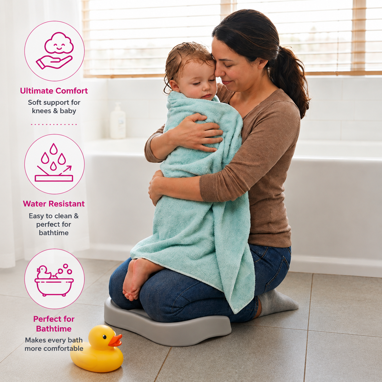 Bathtime with Kneepal